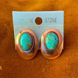 Bisbee AZ Turquoise Copper post Earrings